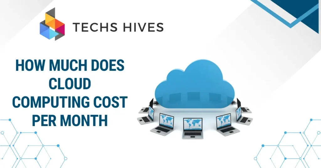 showing monthly cloud computing factors and pricing models for businesses