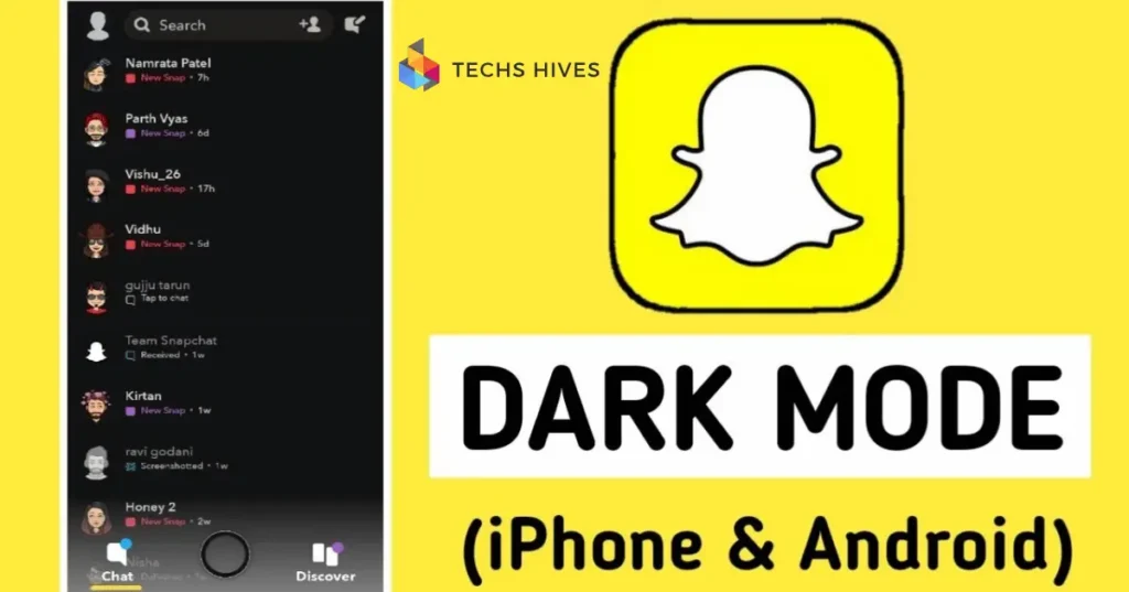 How to Make Snapchat Dark Mode