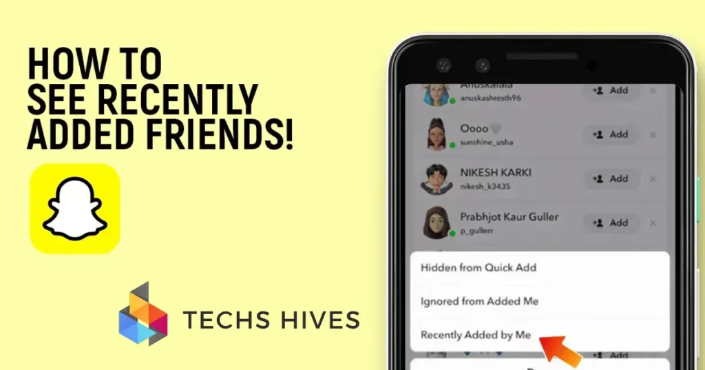 How to See Recently Added on Snapchat